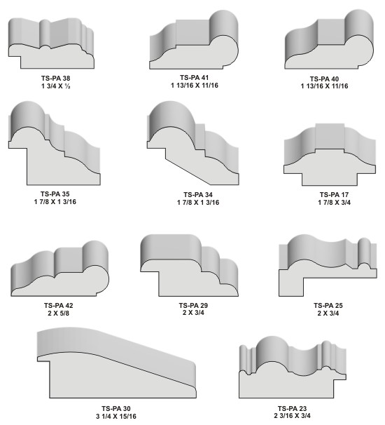 Panel and Picture Frame Moulding Knives